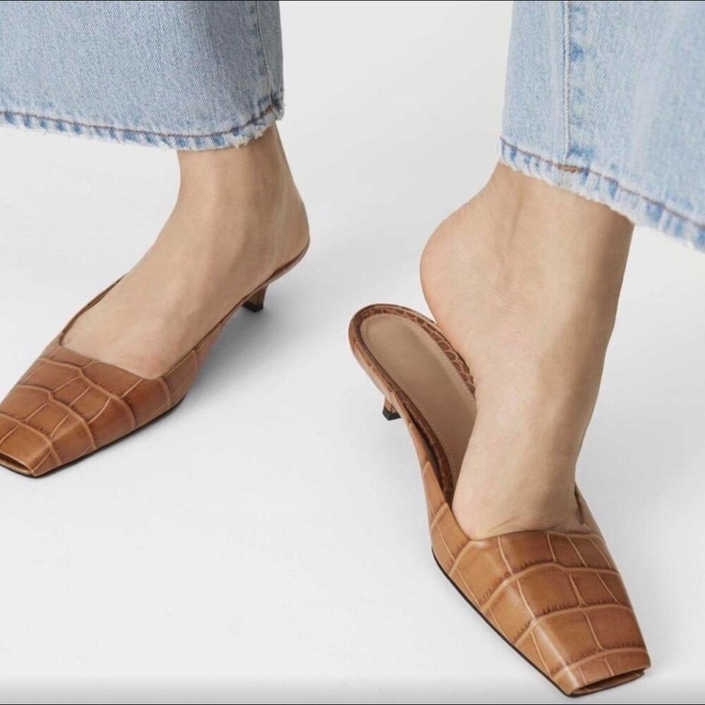 Toteme croc mules